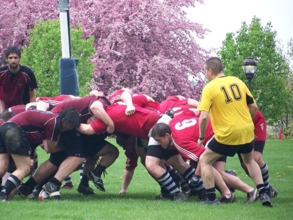 Scrum down. I'm flanker at #6.